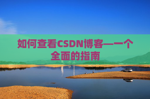 如何查看CSDN博客—一个全面的指南